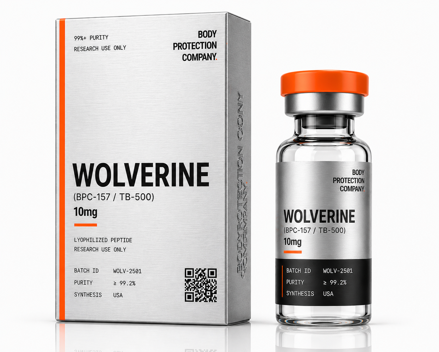 Wolverine (BPC-157 / TB-500) Body Protection Company product mockup